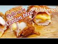 COMO HACER CORDON BLEU DE POLLO Rellenas de Jamón y Queso Sin Horno!/Crujientes y Jugosas