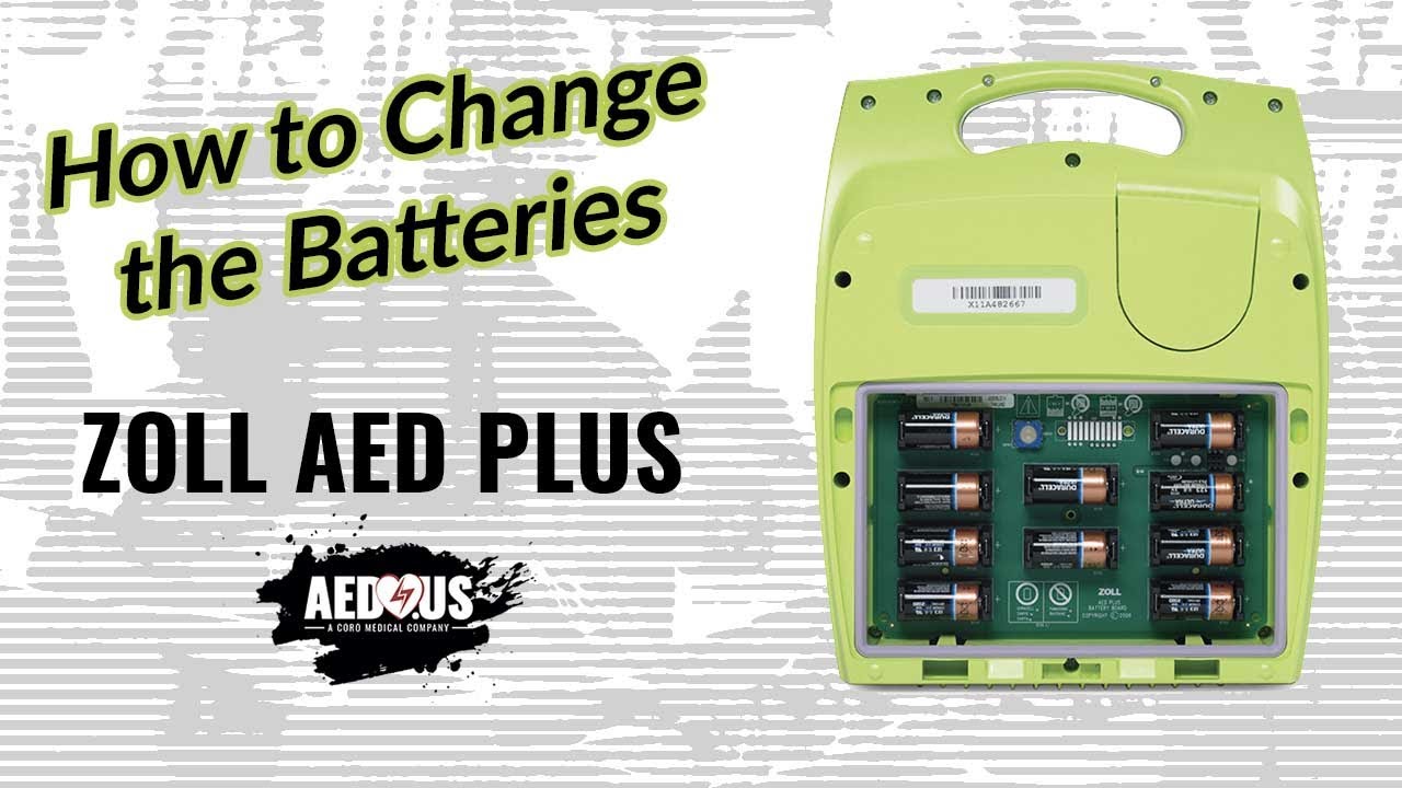 Changing the Batteries on a ZOLL AED Plus | AED.US - YouTube