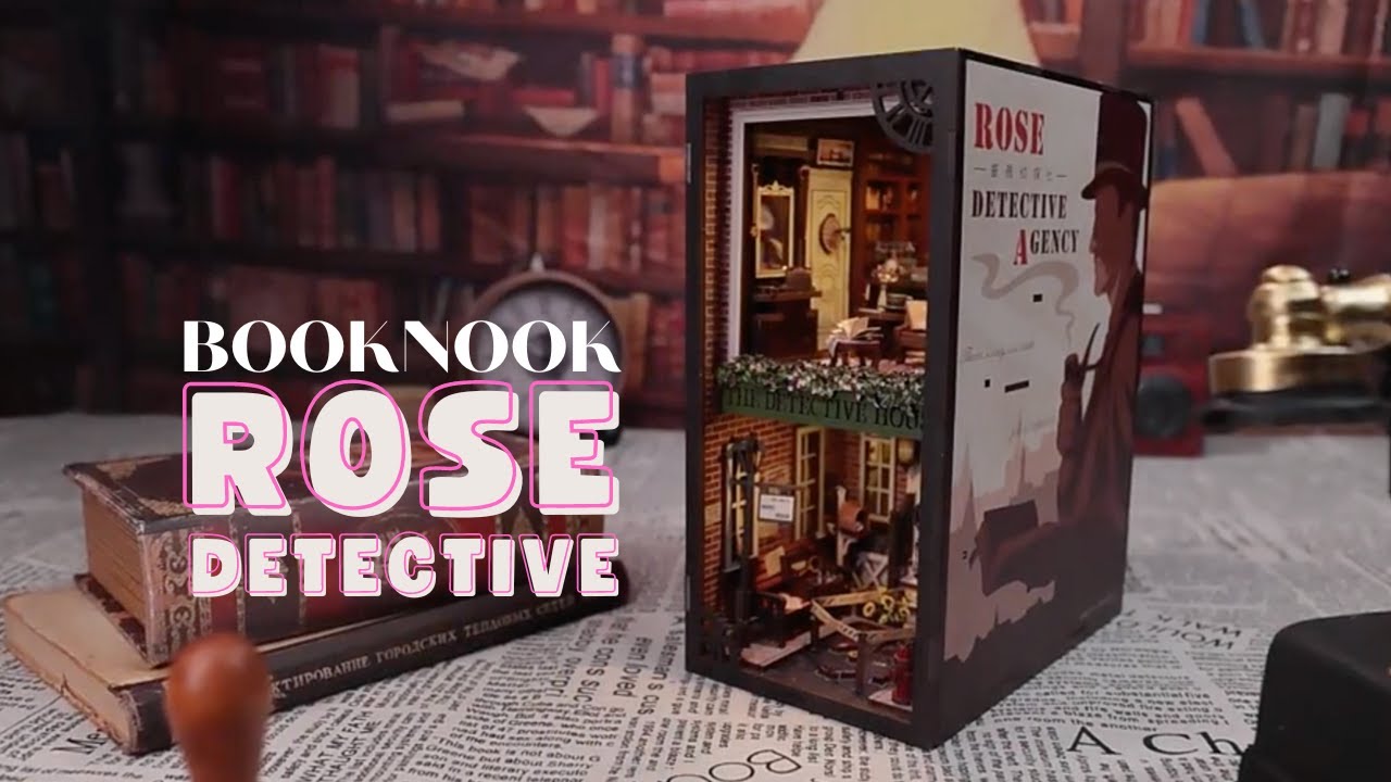 Crafting the Rose Detective Agency: Unraveling the Mystery of Book Nook  Creation 