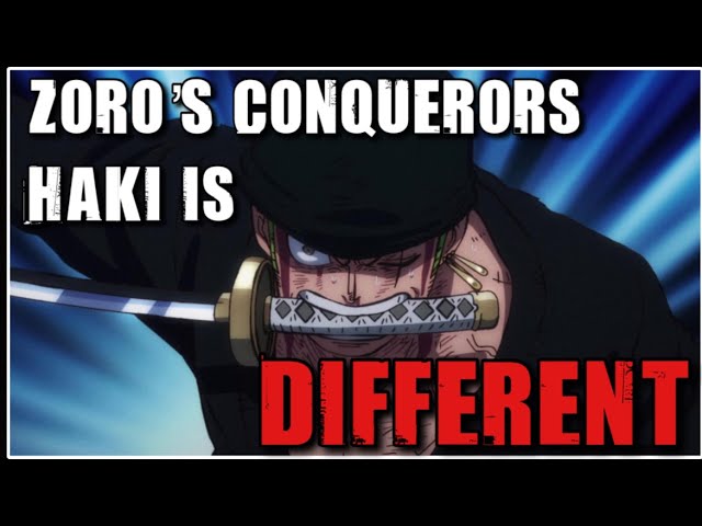 Instances of zoro using advanced armament haki thx to wielding