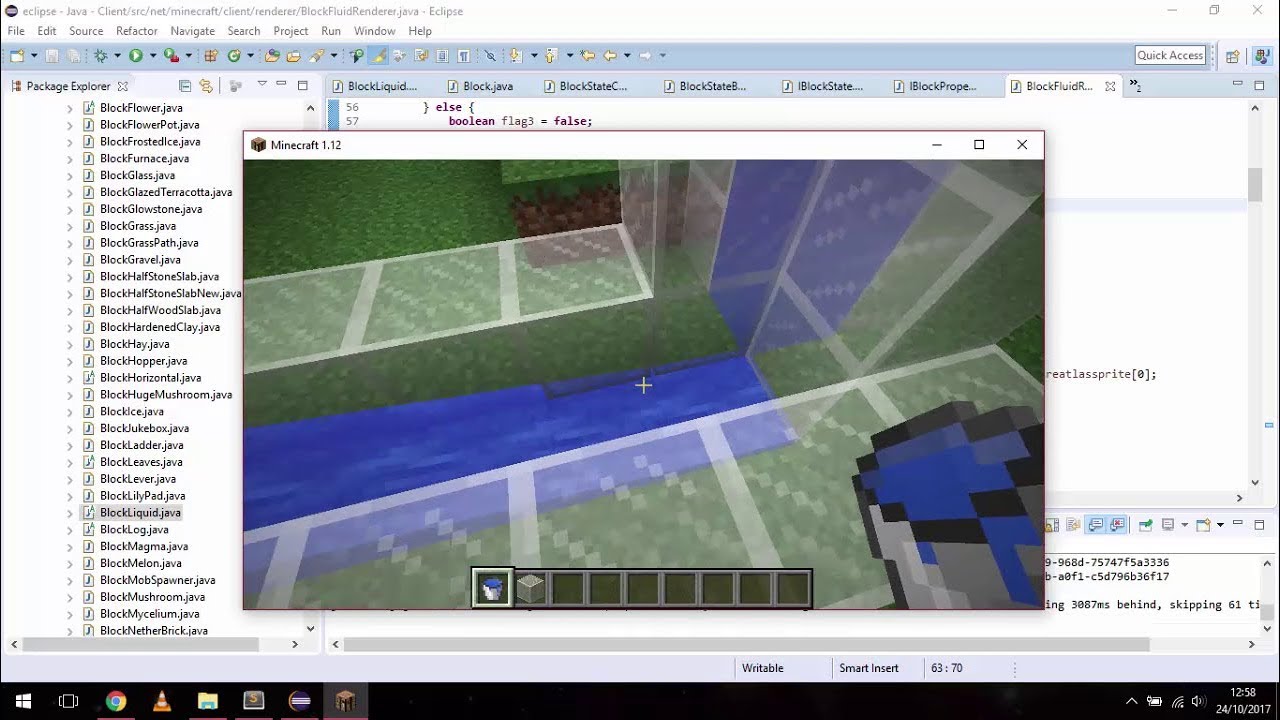 fixing minecrafts water - YouTube