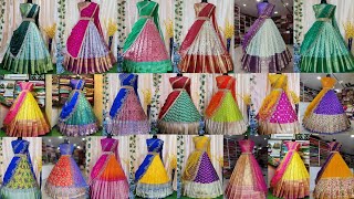 Latest Pattu Langa Voni Design 💞Top 30+💕 Latest Stunning Pattu Half Sarees Designs 😍Lehenga Design screenshot 3