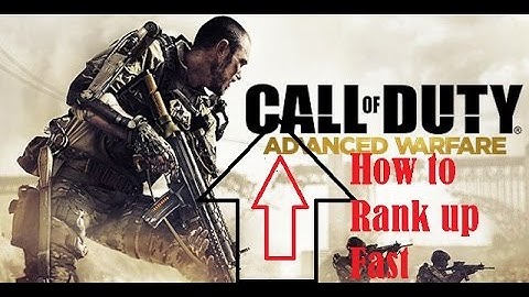 COD Advanced Warfare: How to Rank Up Fast-Tips &Tricks(Call of Duty Advanced Warfare)