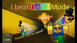 I Beat the Impossible Mode in Backrooms Race Clicker (22m top speed) screenshot 5