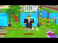 Be a YouTuber Script|inf money