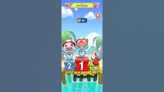 Tom and Hank race 🏁 competition ll #Viralvideo #animalsfunnyclipsj 