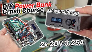 Build Super Fast & High Capacity Power Banks (130W)  DIY Fast Charge 15000mAh Power Bank