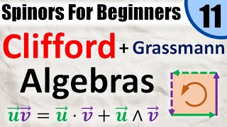Spinors for Beginners 11: What is a Clifford Algebra? (and Geometric, Grassmann, Exterior Algebras) by eigenchris 34,822 views 9 months ago 33 minutes