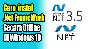 Cara Instal Net Framework 3.5 di Windows 10 ||Tanpa Terhubung internet (Offline)