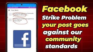 Facebook Strike Problem | your post goes against our community standards