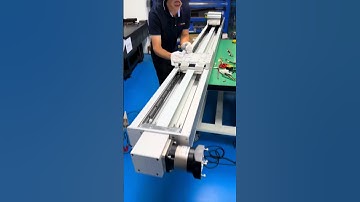 wide full enclosed belt driven linear motion actuator assembly  #linearmotion  #linearactuator