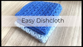 Crochet Beginners DO THIS! | Easy Crochet Dishcloth Tutorial