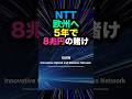 【世界シェアをとるチャンスだと思う】ネットの「限界」を日本が救う？NTTの逆襲 #IOWN #NTT #オールフォトニクスネットワーク #光電融合