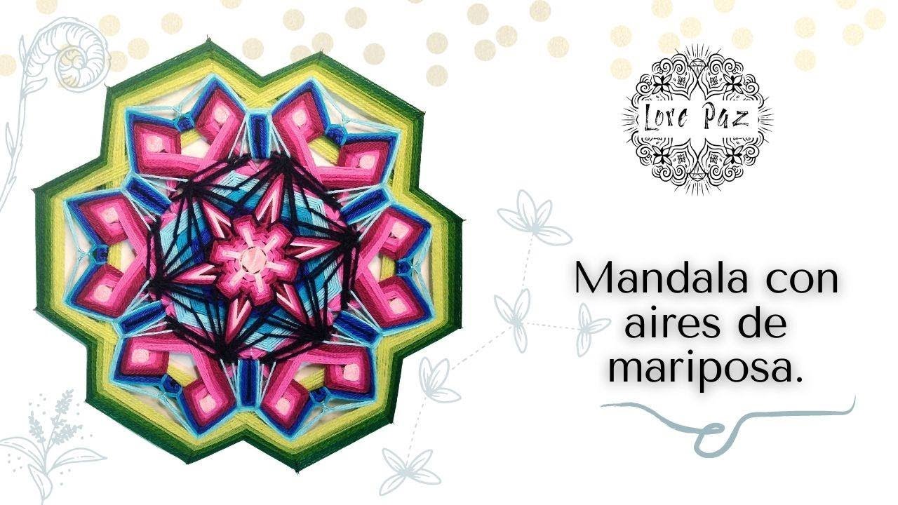 Mandala con aires de mariposa