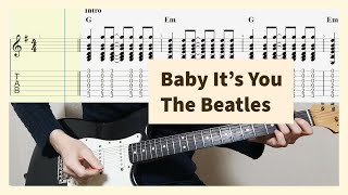 Baby It&#39;s You - The Beatles Guitar Tab