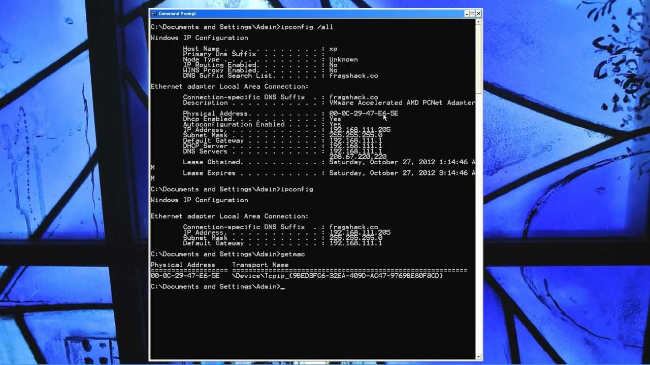 คำสั่ง dos network  New  DOS Command for Networks