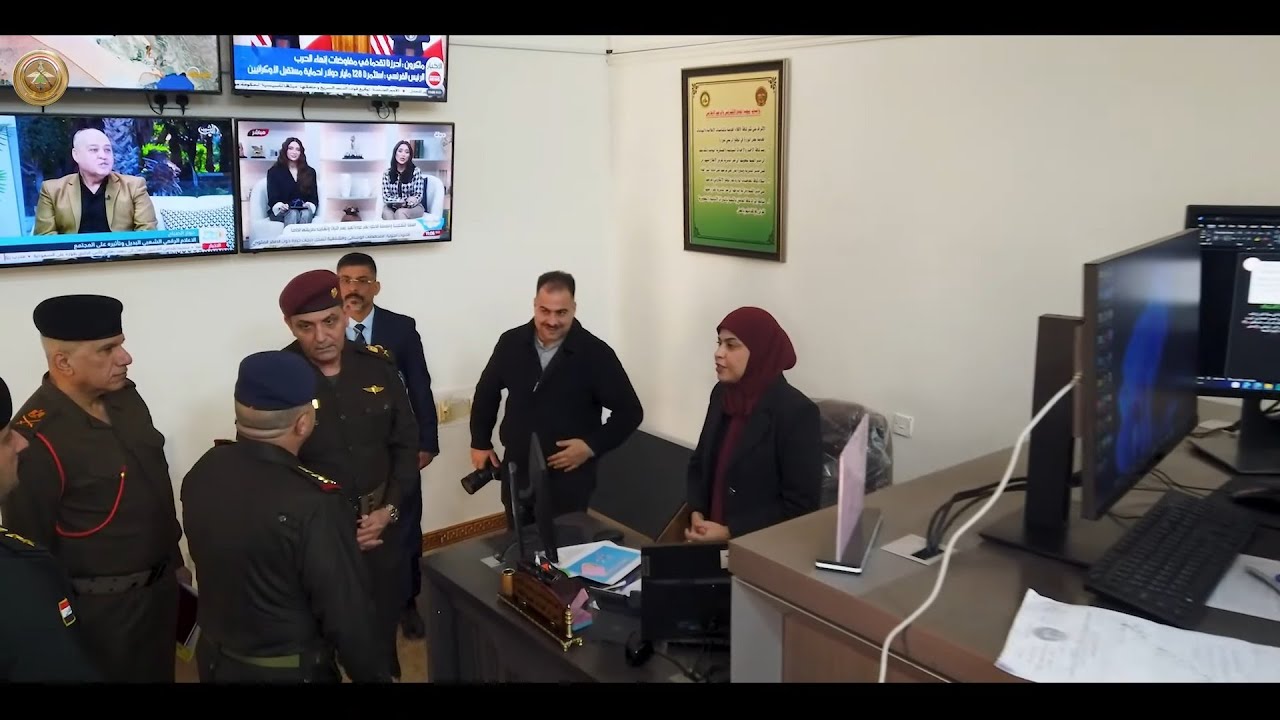 أمين السر العام لوزارة الدفاع يزور مديرية الإعلام والتوجيه المعنوي