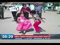 El impresionante guapeo y la gracia de estos niños que bailan huaylas