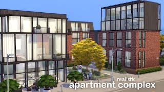 Premium Apartment Complex 9 APARTMENTS | Stop Motion build | The Sims 4 | NO CC