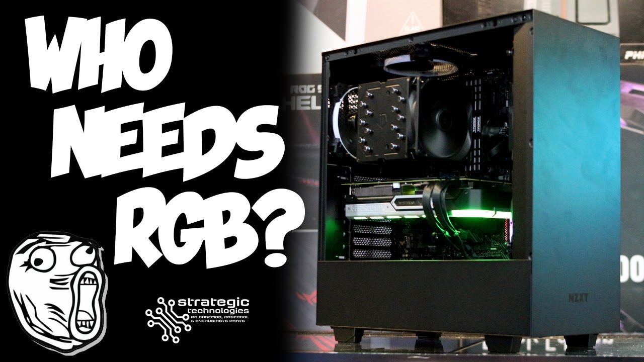 No Rgb Pc Build - Youtube