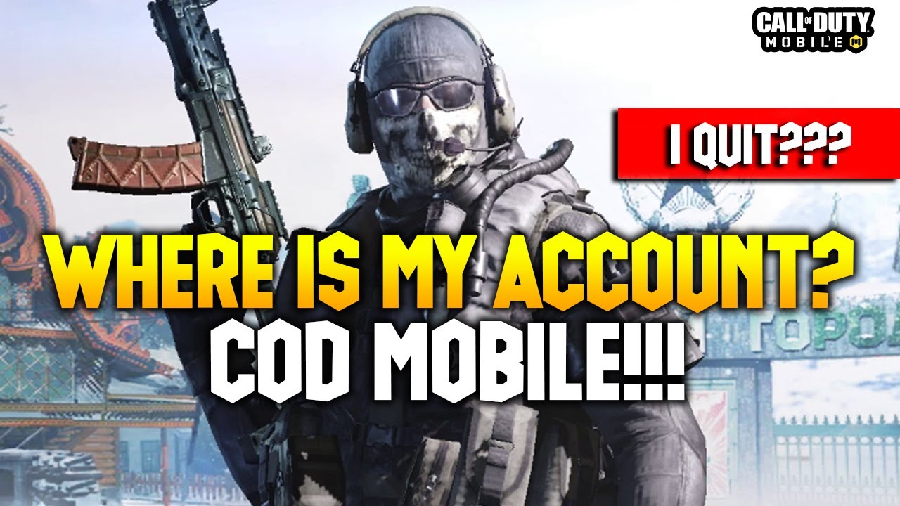 I WANT TO QUIT CALL OF DUTY MOBILE BUT... COD MOBILE ACCOUNT RECOVERY