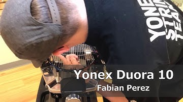 Time Lapse: How to String a Yonex Duora 10 Badminton Racquet