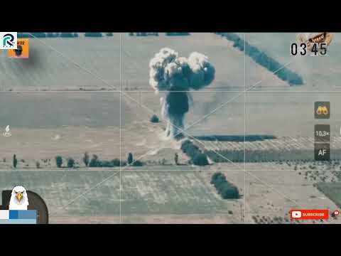 Ukraine war footage 18, Drone Target Russian Troops Tank & BMP 2 Infantry Vehicle, 2 More Villages,