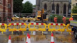 Major Road In Derby Closed Due To Burst Water Pipe!! ❌🚱👷‍♂️👀