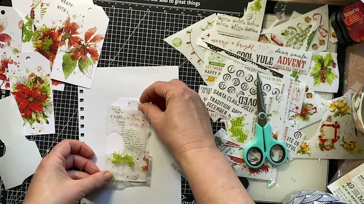 49 & Market Rub On Transfers Demo   Quick and easy tags 1