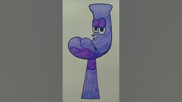 Sprunki Oc J Tekening uit Alphabet Lore #sprunki #incredibox #incrediboxsprunki