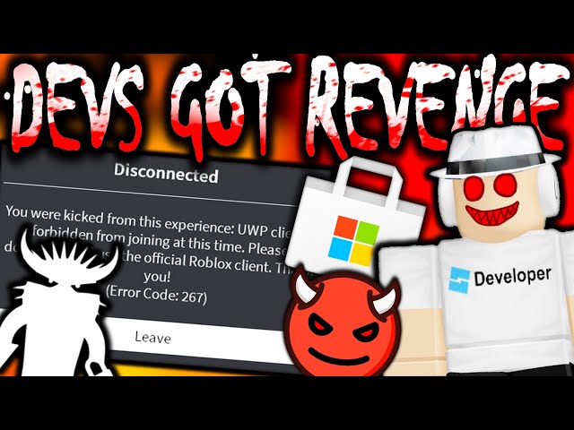 Devs Got Revenge On The Roblox Microsoft Store App.. (Byfron Anti