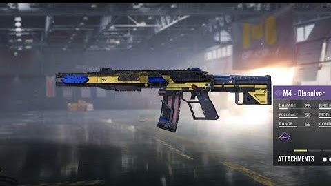 *NEW* Free  M4 - Dissolver for logging Gameplay #codm #callofdutymobile #codmobile