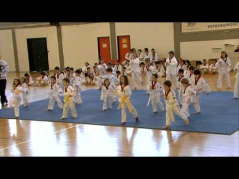 Βασικές τεχνικές από άσπρες ζώνες νηπίων - TAE KWON DO ΘΗΣΕΑΣ ΒΡΙΛΗΣΣΙΩΝ