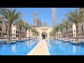 [4K HDR] Walking from Dubai Mall to Palace Downtown Dubai, Burj Khalifa 2021