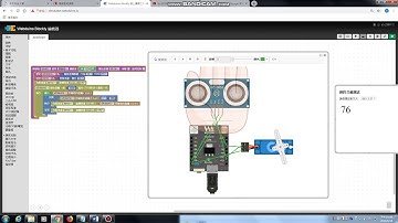 超音波測距來控制馬達運轉TEST5
