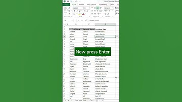 Excel Easy Tip🔥Combine 2 columns into 1 column  #shorts #viral #youtubeshorts #short