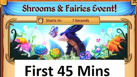 Merge Dragons Shrooms and Fairies Event First 45 Mins Gameplay