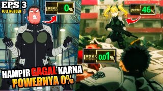 DIANGGAP LEMAH KARNA POWER 0% PADAHAL KAIJUU HUMANOID OVERPOWER ‼️ - Kaijuu No. 8 Episode 3