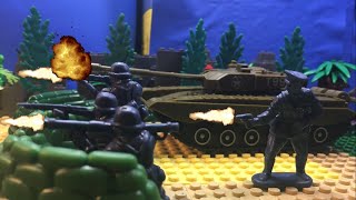 Army Men Stop Motion WWII The German Attack