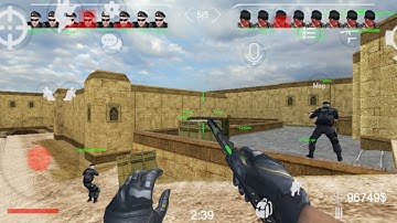 Brutal Strike De Dust 2 Map Classic Mode - CSGO Mobile - Online FPS Android Gameplay