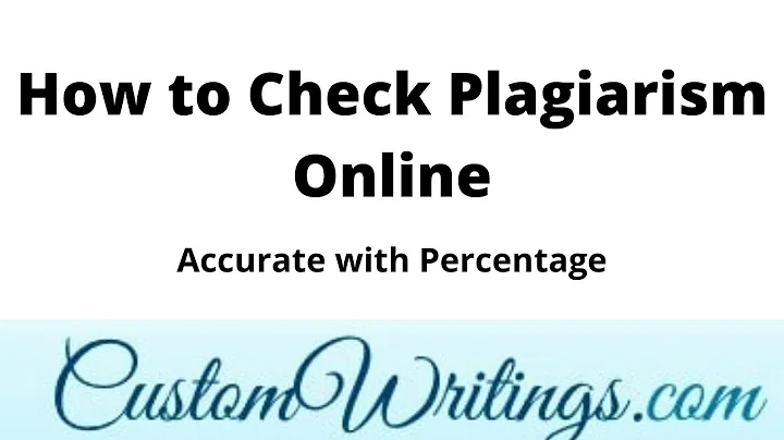 how to check plagiarism online l 100% Accurate l Accurate with Percentage - DayDayNews