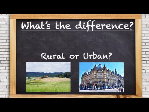 Video: Ano ang ibig sabihin ng rural urban fringe?