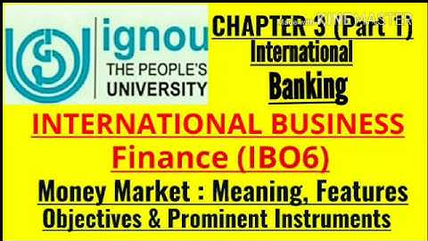 IGNOU- MISSION 70 %: M.COM IBO 6 CHAPTER 3 (PART 1) JUNE TEE EXPECTED Q&A