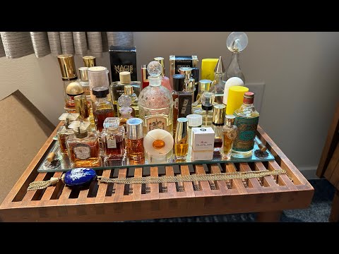 My mom’s (mostly) vintage fragrance collection!