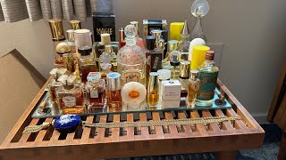 My mom’s (mostly) vintage fragrance collection!