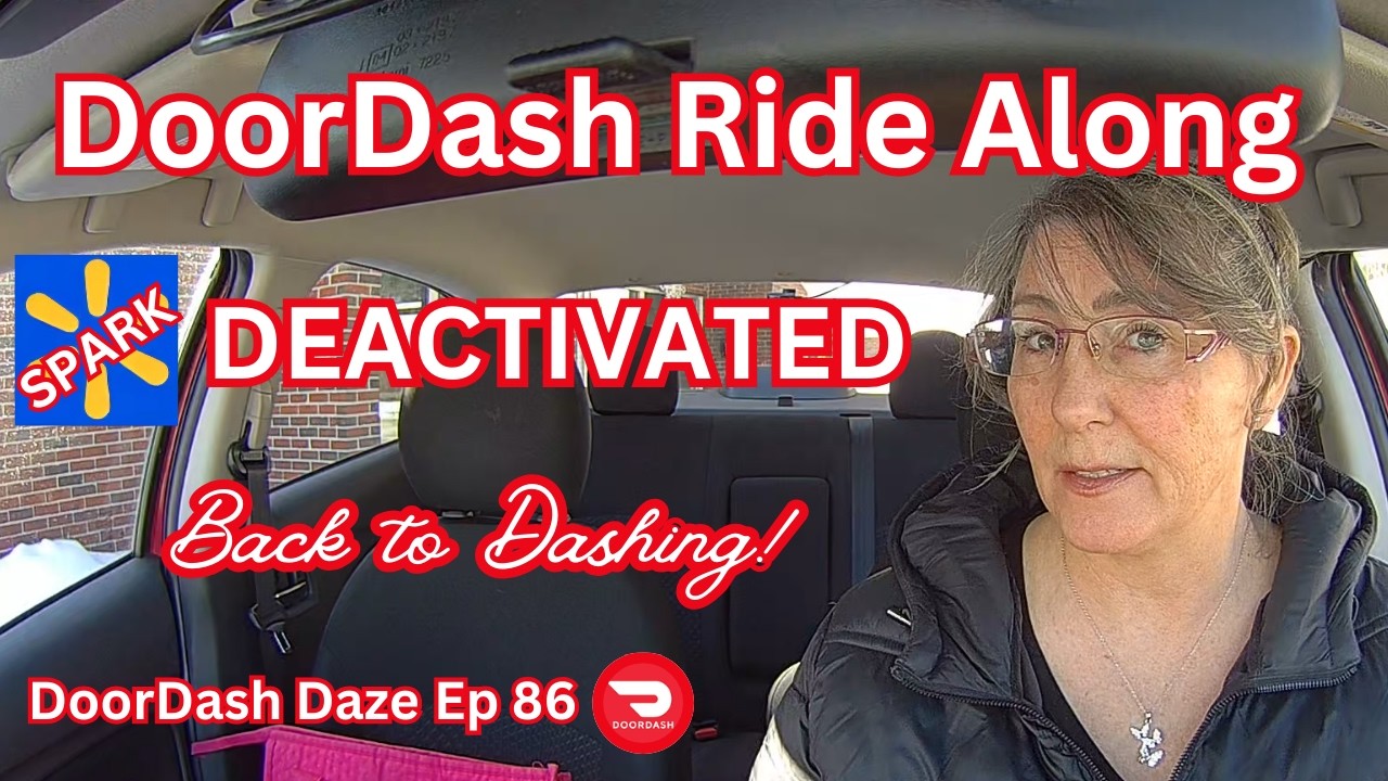 DoorDash Ride Along | Ep 86 | Spark DEACTIVATED!! Back to Dashing!!