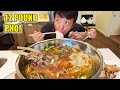 12 Pound SMOKED BRISKET Pho Noodle Soup With SHORT RIBS! Dangerous Story Time