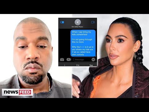Kim Kardashian CALLS OUT Kanye West Over Claim He’s Not ALLOWED To See Their Kids!