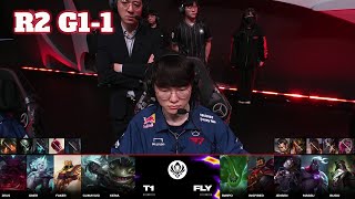 T1 vs FLY  Game 1 | Round 2 LoL MSI 2024 PlayIn Stage | T1 vs FlyQuest G1 full game