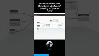 How to Get Rid of the 'Run Complete with Warnings' Error in Dynamo Player for Revit #Shorts